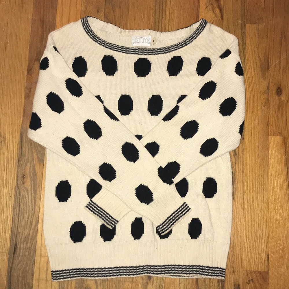Polka dot sweater